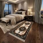beige-brown-marble-pattern-velvet-anti-skid-carpet-runner
