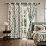 red-floral-bird-hand-block-printed-duck-cotton-curtains-pair