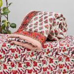 red-pink-floral-jaipuri-hand-quilted-reversible-razai