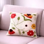 multicolour-floral-vine-tufted-cotton-cushion-cover