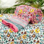pink-floral-with-teal-jaipuri-hand-quilted-reversible-razai