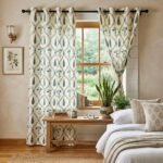 olive-blue-floral-hand-block-printed-duck-cotton-curtains-pair