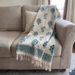 off-white-blue-floral-teal-handblock-jute-sofa-throw