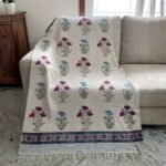 off-white-pink-blue-floral-handblock-jute-sofa-throw