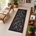 navy-floral-garden-velvet-anti-skid-carpet-runner