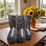 black-white-stripe-quilted-cotton-tote-bag-utility-pouch-set