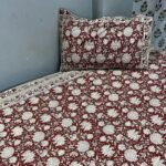 deep-maroon-all-over-botanical-vine-jaal-hand-block-single-bedsheet