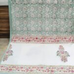 seafoam-mint-heritage-floral-vine-mughal-boota-pure-hand-block-king-bedsheet