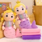 pink-mermaid-toy-cum-blanket-pillow-for-kids