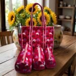 red-floral-quilted-cotton-tote-bag-utility-pouch-set
