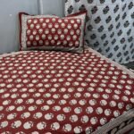 rust-maroon-marigold-floral-buta-hand-block-single-bedsheet