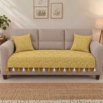 ogee-diamond-ikat-boho-tailored-custom-sofa-cover-mustard-sunshine