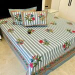 cabana-stripe-botanical-wildflower-bouquet-super-jumbo-king-bedsheet