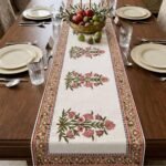 pastel-pink-blossom-tree-floral-vine-hand-block-cotton-canvas-6-seater-table-runner-15x72