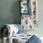 soft-sky-blue-micro-booti-medallion-reversible-quilted-comforter-bedsheet-set