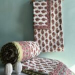 royal-indigo-blossom-tree-chevron-reversible-quilted-comforter-bedsheet-set