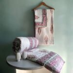 olive-magenta-mughal-rose-booti-reversible-quilted-comforter-bedsheet-set