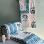 mint-zigzag-floral-teardrop-boota-reversible-quilted-comforter-bedsheet-set