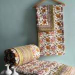 mauve-palm-olive-elephant-heritage-reversible-quilted-comforter-bedsheet-set